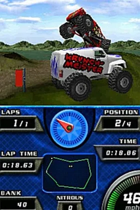 Monster Trucks DS (Europe) (En,Fr,De) screen shot game playing